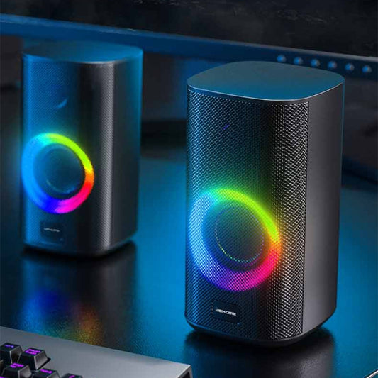 Enceintes de Bureau Bluetooth LED WEKOME